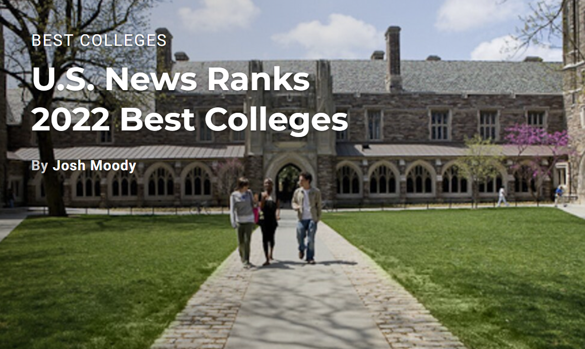 U.S. News 2022最佳大学/学院排名新鲜出炉！普林斯顿大学、威廉姆斯学院位列U.S. News 2022最佳大学及学院Top 1！